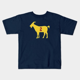 CLE GOAT - 2 - Navy Kids T-Shirt